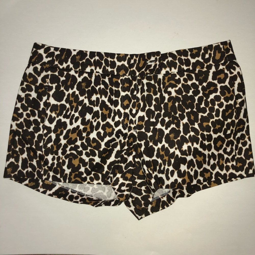 Womens JCREW Animal print Shorts